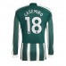 Günstige Manchester United Casemiro #18 Auswärts Fussballtrikot 2023-24 Langarm